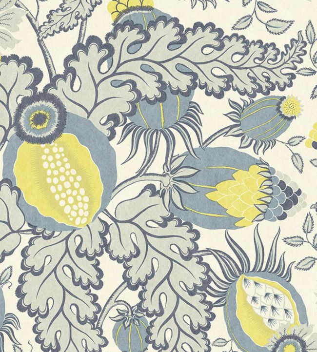 Carnival Wallpaper - Cobalt - Christopher Farr Cloth - CFW125 - 14 - Premier Wallcovering