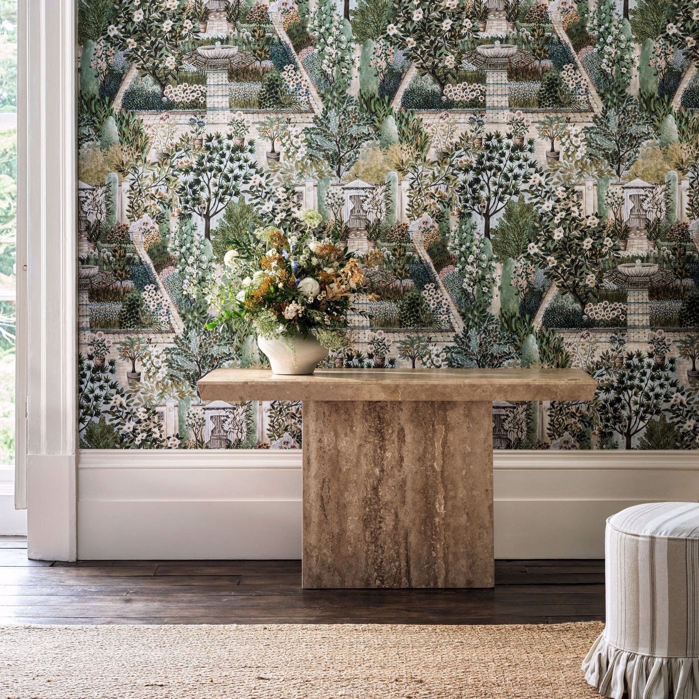 Carpet Garden Wallpaper - Paradise - Sanderson - DHIP217518 - Premier Wallcovering