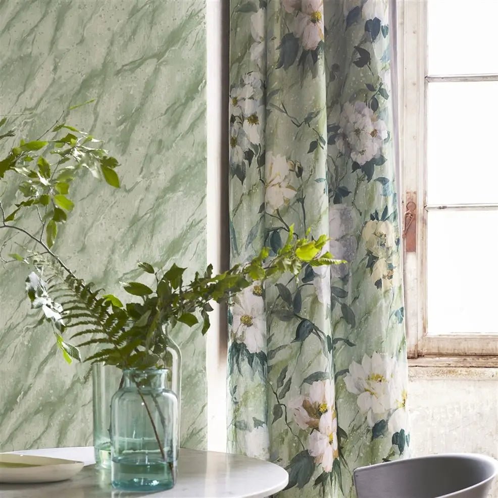 Carrara Grande Wallpaper - Verde - PDG1089/04 - Designers Guild - Premier Wallcovering