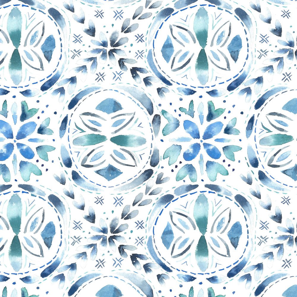 Casia Wallpaper - Denim - Voyage Maison - CASIA/WPO/DEN - Premier Wallcovering