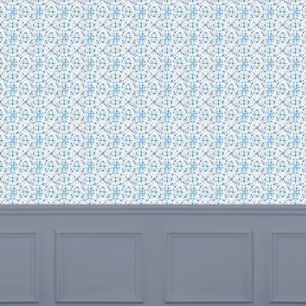 Casia Wallpaper - Denim - Voyage Maison - CASIA/WPO/DEN - Premier Wallcovering