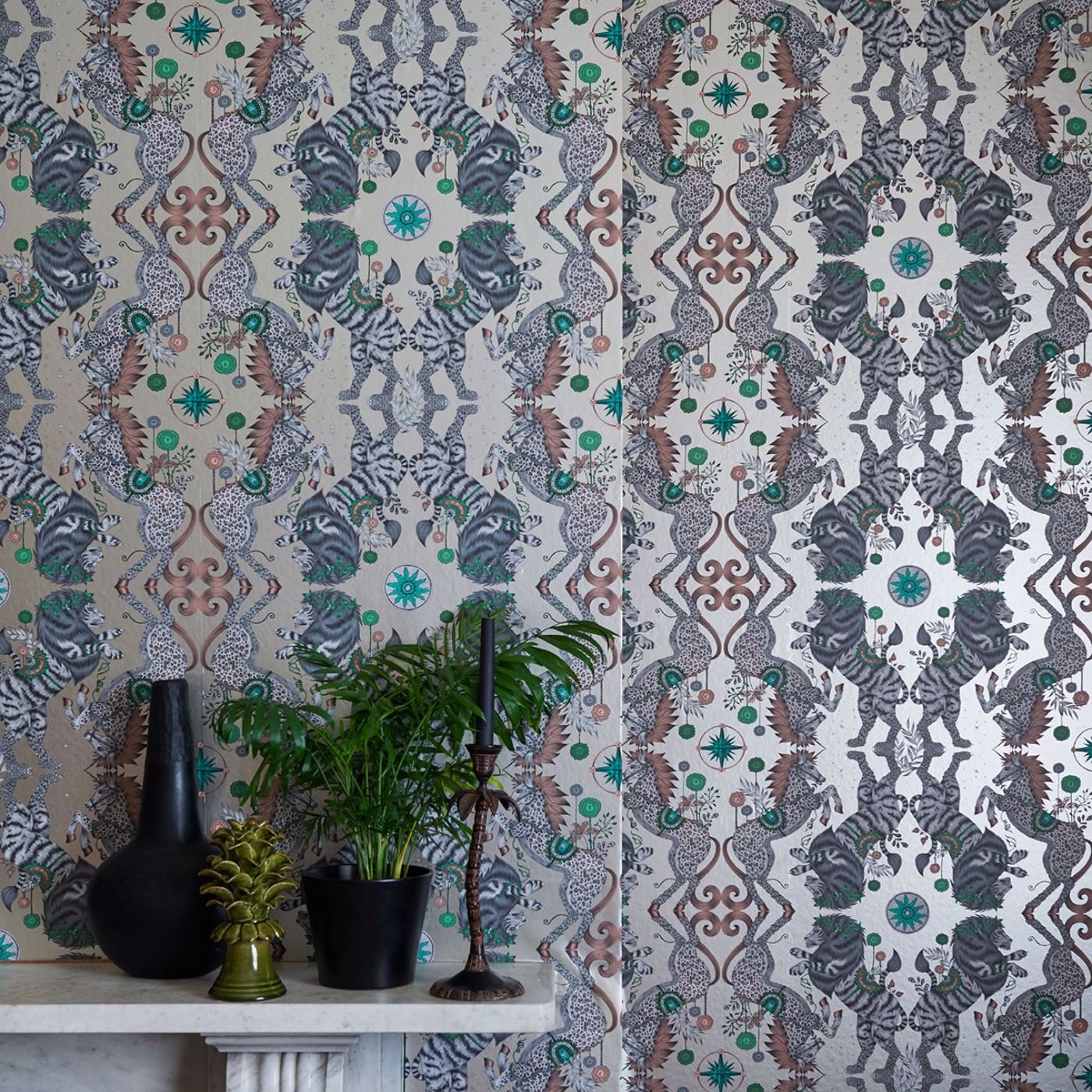 Caspian Wallpaper - Gilver - Clarke & Clarke - Emma J Shipley - W0113/02 - Premier Wallcovering