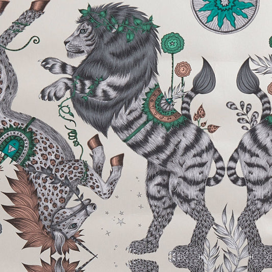 Caspian Wallpaper - Gilver - Clarke & Clarke - Emma J Shipley - W0113/02 - Premier Wallcovering