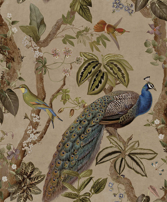 Cassia Wallpaper - Taupe - Holden Décor - 91740 - Premier Wallcovering