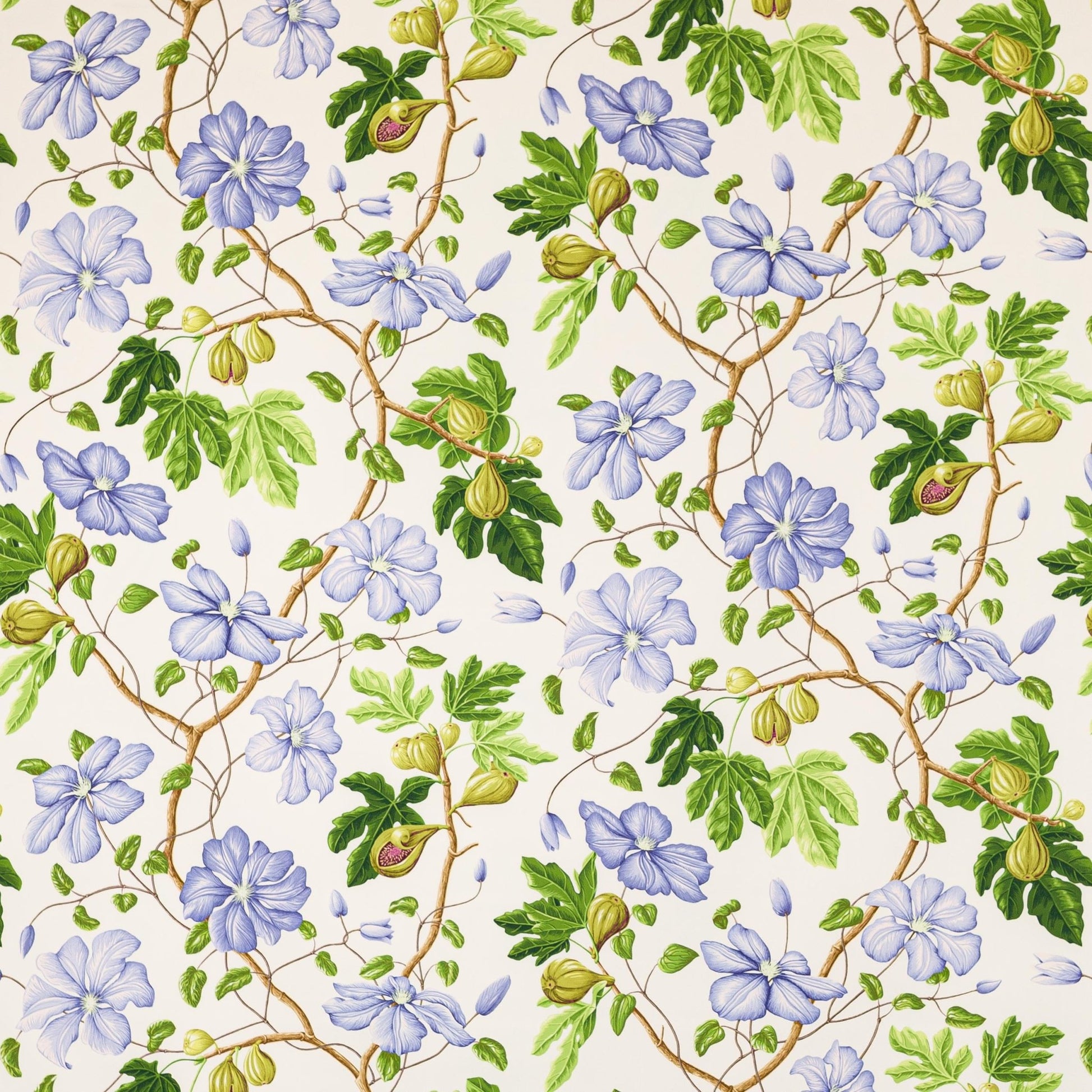Castellane Fabric - Azur - Manuel Canovas - M4098-01 - Premier Wallcovering