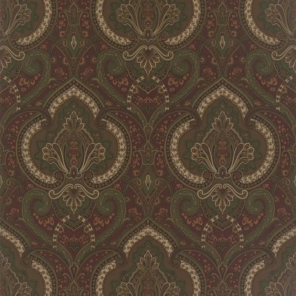 Castlehead Paisley Wallpaper - Chestnut - Ralph Lauren - PRL037/02 - Premier Wallcovering