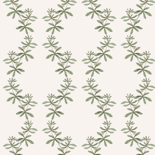 Catchweed Wallpaper - Green - Ottoline - W/SWIR/101/1 - Premier Wallcovering