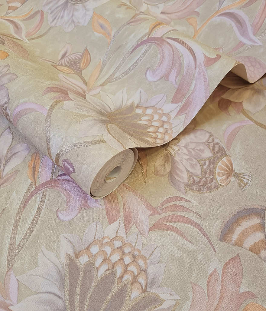 Cecelia Wallpaper - Blush / Coral - Holden Décor - 36351 - Premier Wallcovering