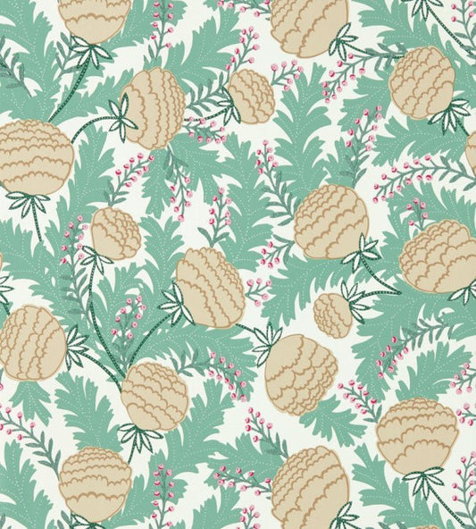 Cecilia Wallpaper - Sage / Buttercream - NART112796 - Scion - Premier Wallcovering