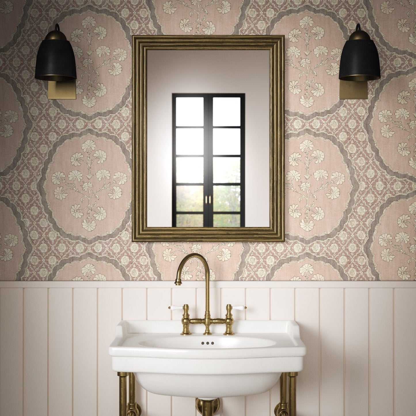 Celeste Wallpaper - Spice - Warner House - Premier Wallcovering