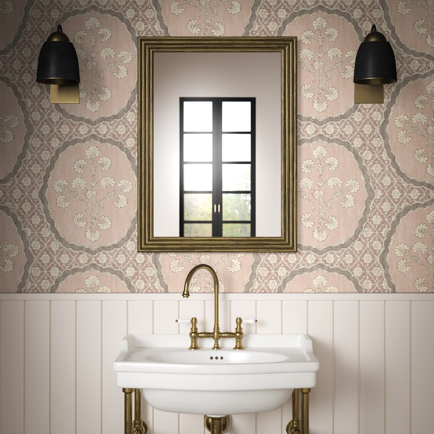 Celeste Wallpaper - Spice - Warner House - Premier Wallcovering