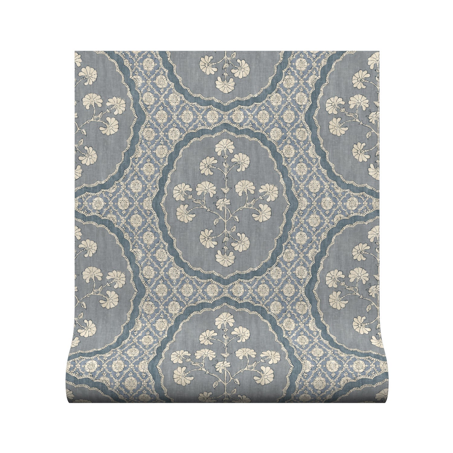 Celeste Wallpaper - Ocean - Warner House - Premier Wallcovering
