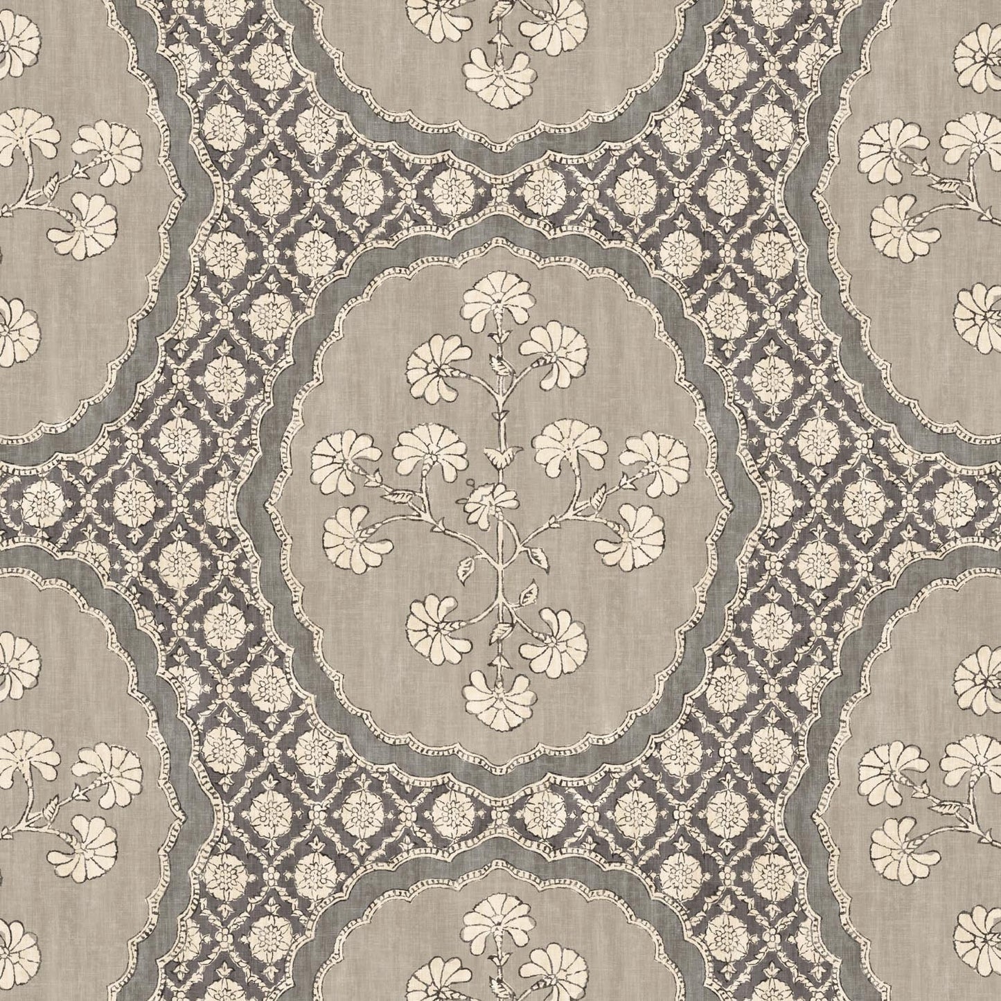 Celeste Wallpaper - Charcoal - Warner House - Premier Wallcovering