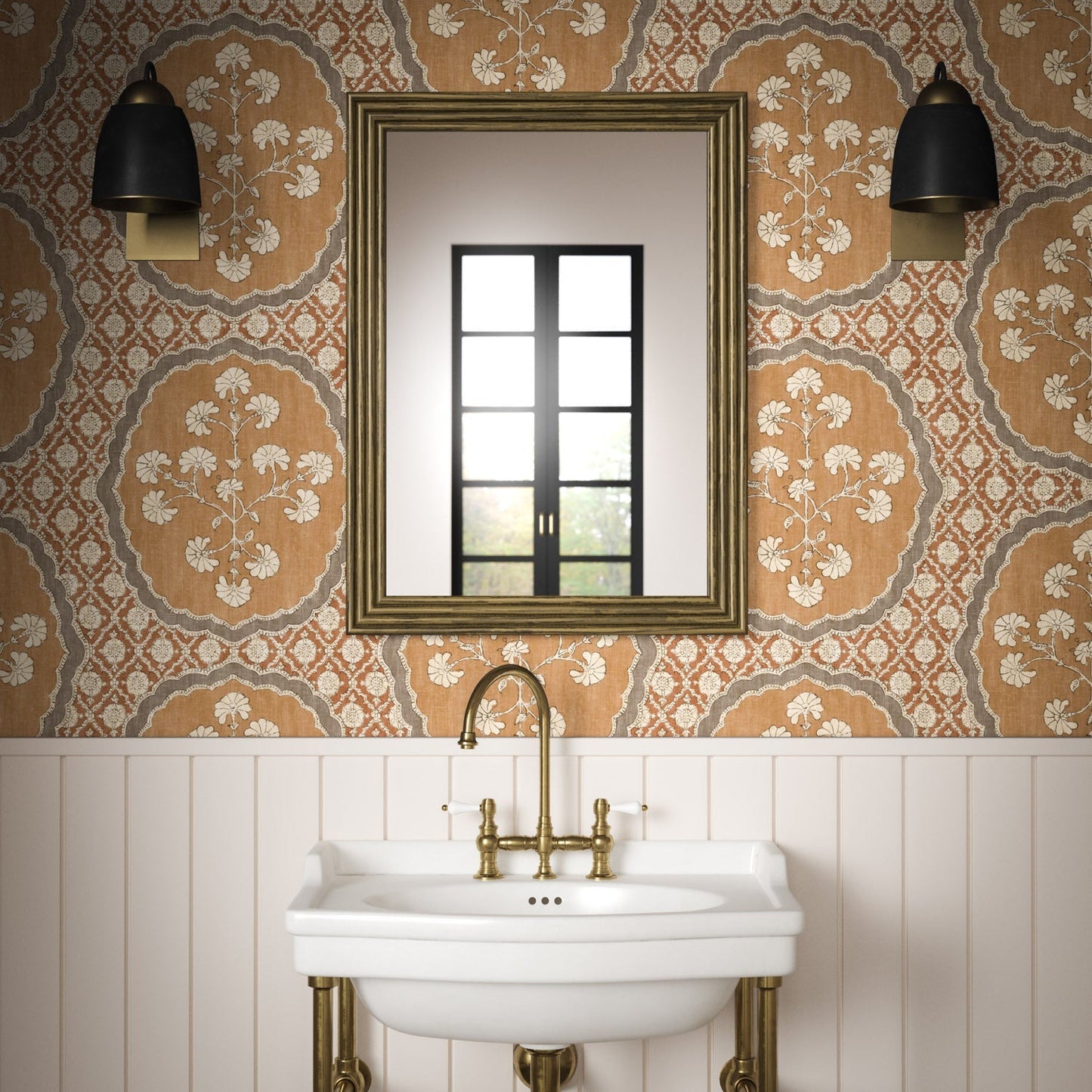 Celeste Wallpaper - Spice - Warner House - Premier Wallcovering