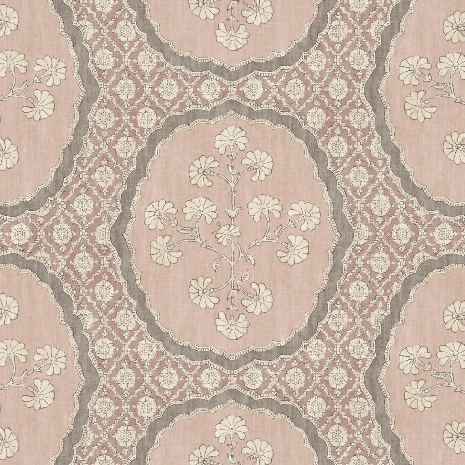 Celeste Wallpaper - Blush - Warner House - Premier Wallcovering