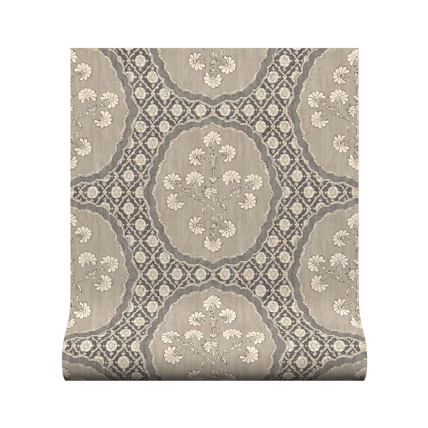 Celeste Wallpaper - Charcoal - Warner House - Premier Wallcovering