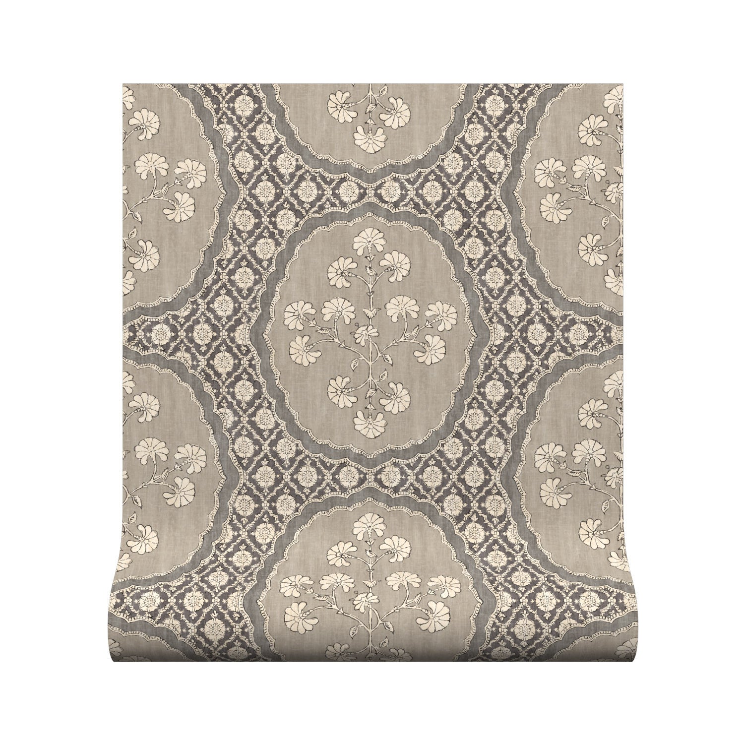 Celeste Wallpaper - Charcoal - Warner House - Premier Wallcovering