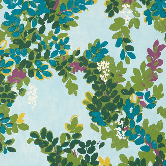 Central Park Wallpaper - Sky Blue - Thibaut - T14334 - Premier Wallcovering