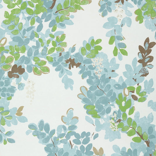 Central Park Wallpaper - Spa Blue - Thibaut - T14335 - Premier Wallcovering