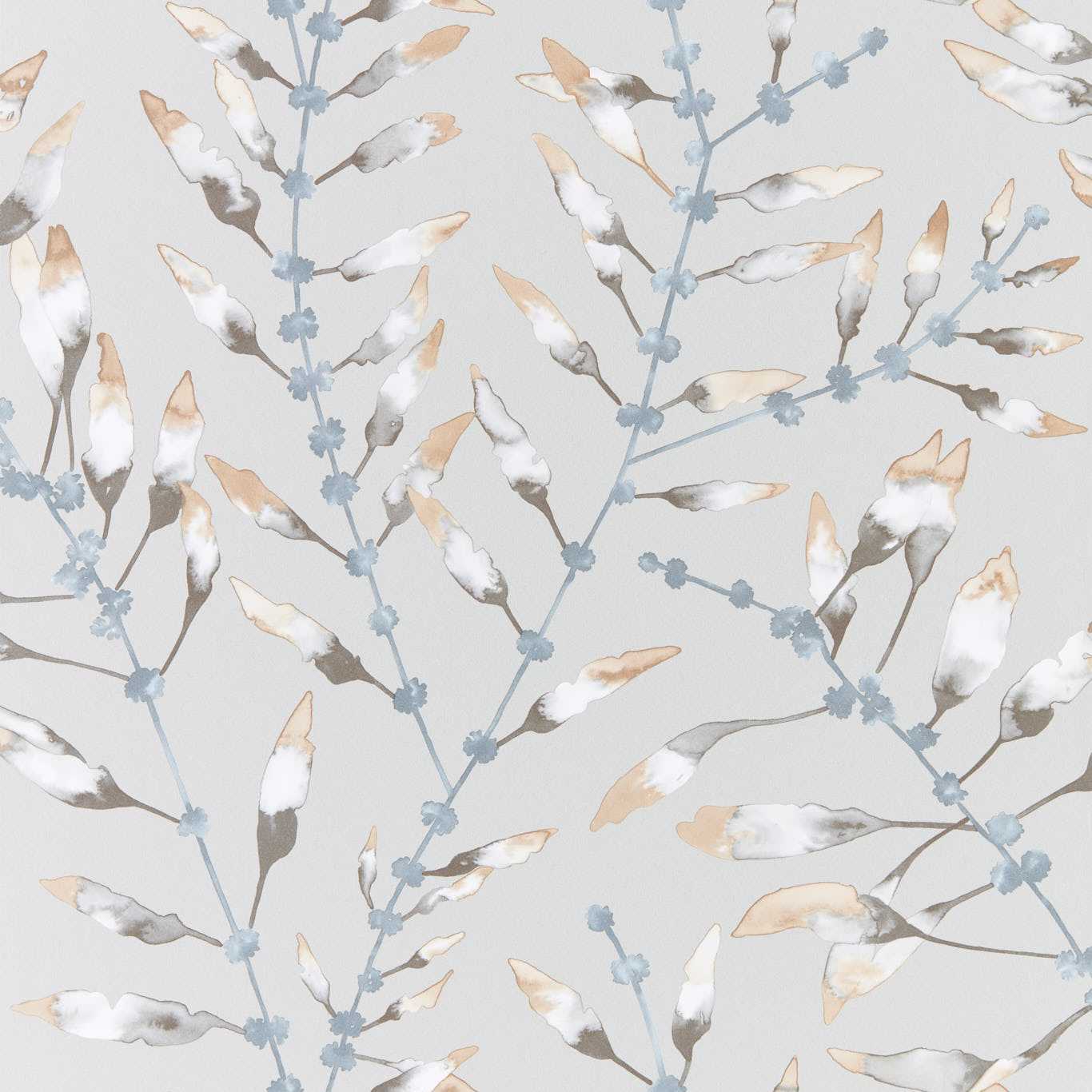 Chaconia Wallpaper - Amber/Slate - HANZ111633 - Harlequin - Premier Wallcovering