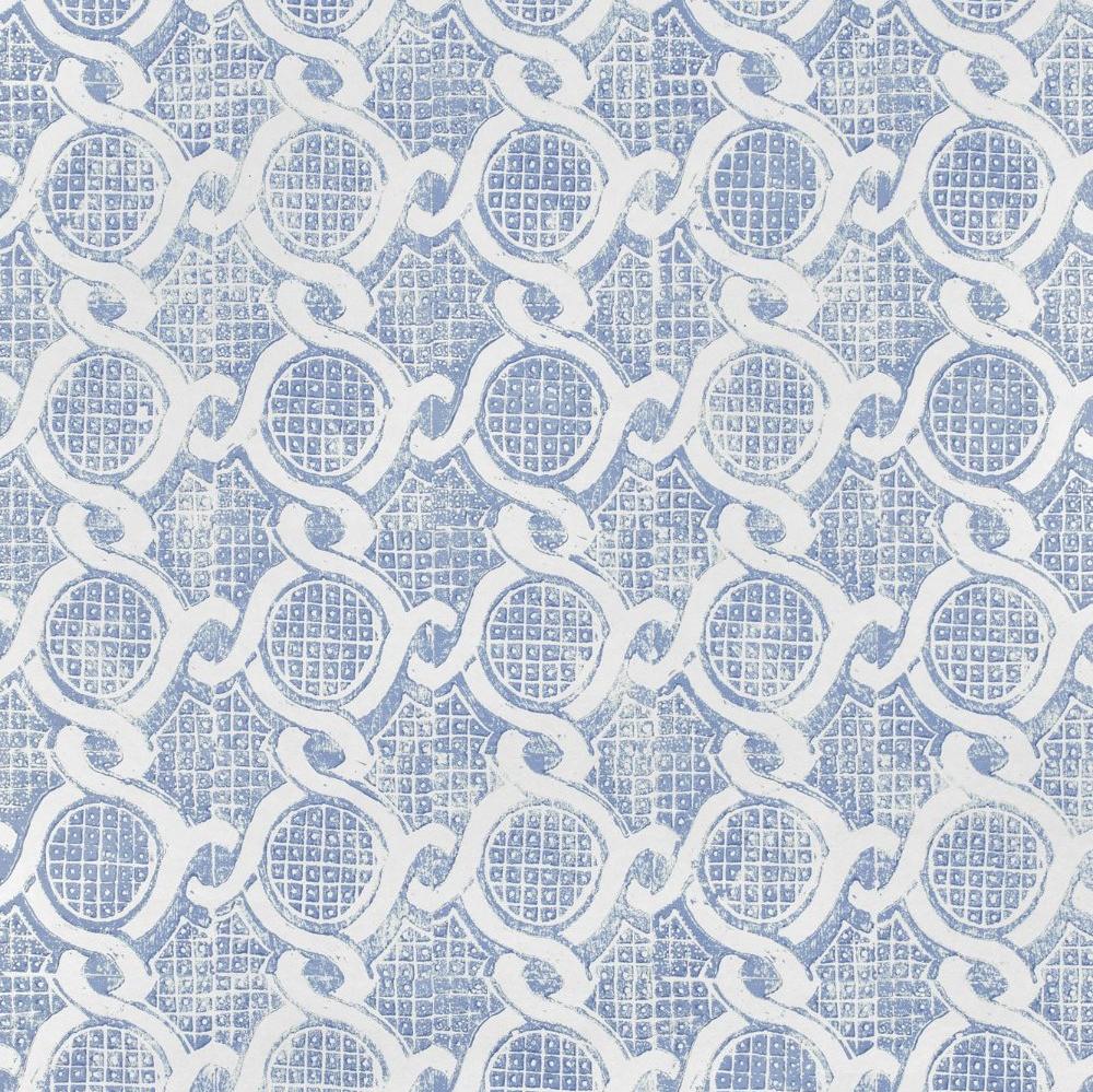 Chain Wallpaper - Blue - Blithfield - 699-01 - Premier Wallcovering