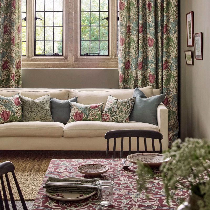 Chamomile Fabric - Bayleaf - Morris & Co - 227388 - Premier Wallcovering