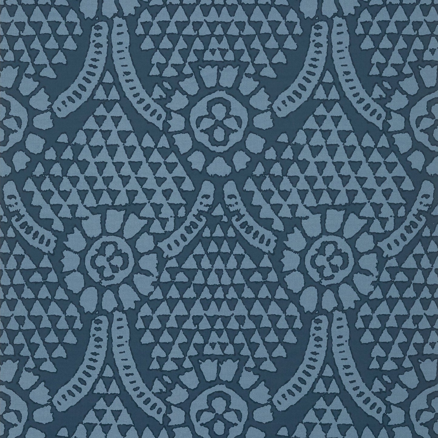 Chamomile Wallpaper - Navy - Thibaut - T14315 - Premier Wallcovering