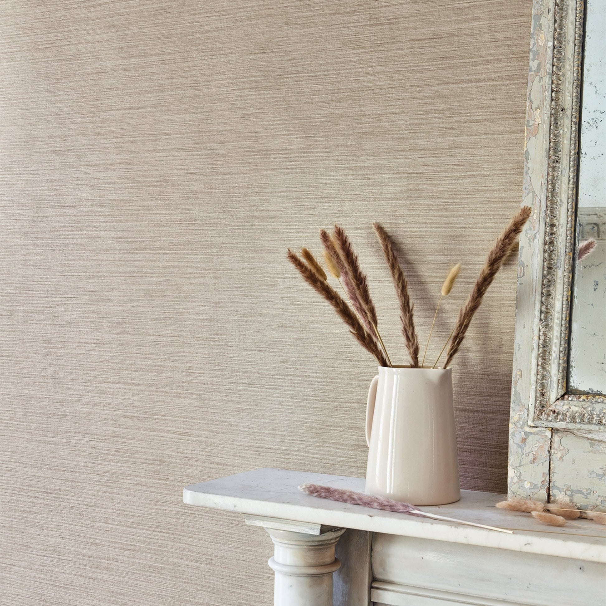 Chandbali Wide Wallpaper - Cappuccino - Villa Nova - W595/01 - Premier Wallcovering