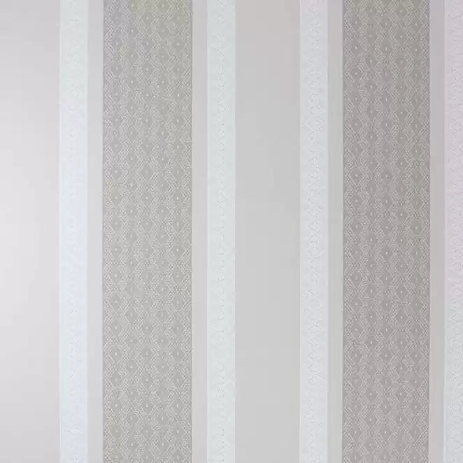 Chantilly Stripe Wallpaper - Beige/White - Osborne & Little - W6595-01 - Premier Wallcovering