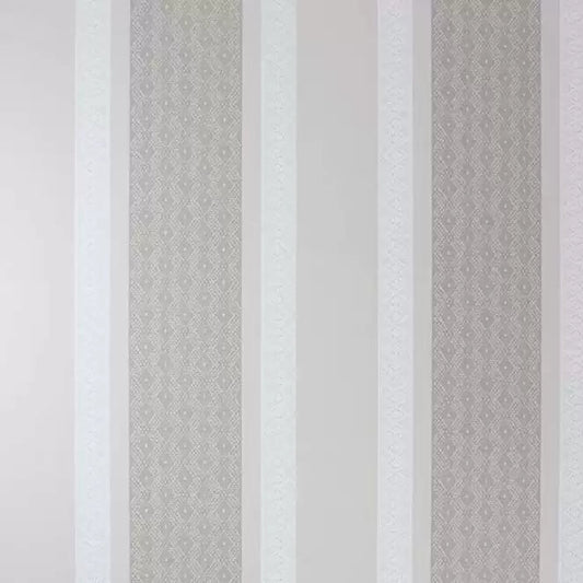 Chantilly Stripe Wallpaper - Beige/White - Osborne & Little - W6595-01 - Premier Wallcovering