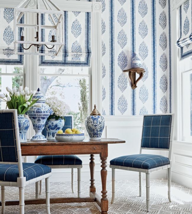Chappana Wallpaper - Grey - Thibaut - T10236 - Premier Wallcovering