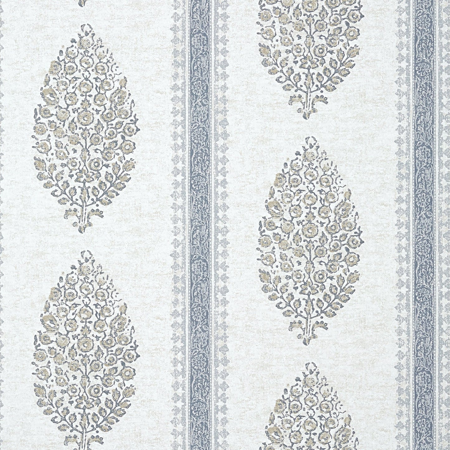 Chappana Wallpaper - Grey - Thibaut - T10236 - Premier Wallcovering