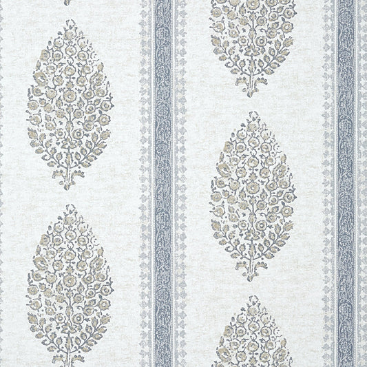 Chappana Wallpaper - Grey - Thibaut - T10236 - Premier Wallcovering