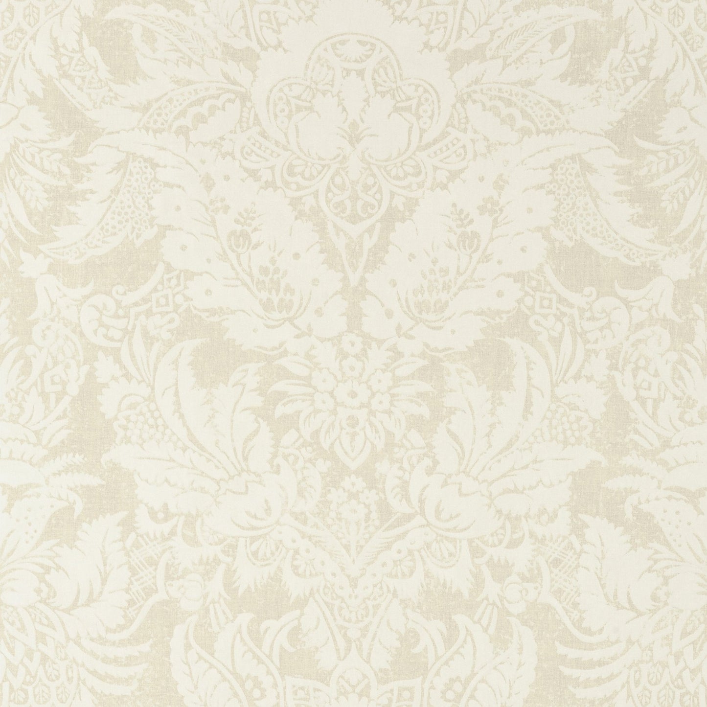 Chardonnet Damask Wallpaper - Cream - Thibaut - T72588 - Premier Wallcovering