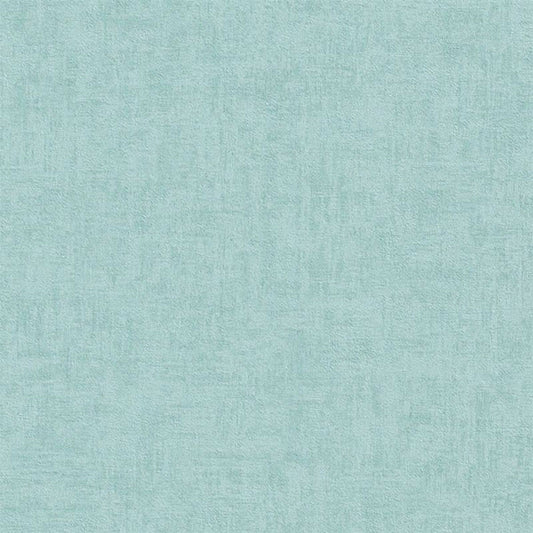Charlene Plain Wallpaper - Teal - Rasch - 489866 - Premier Wallcovering