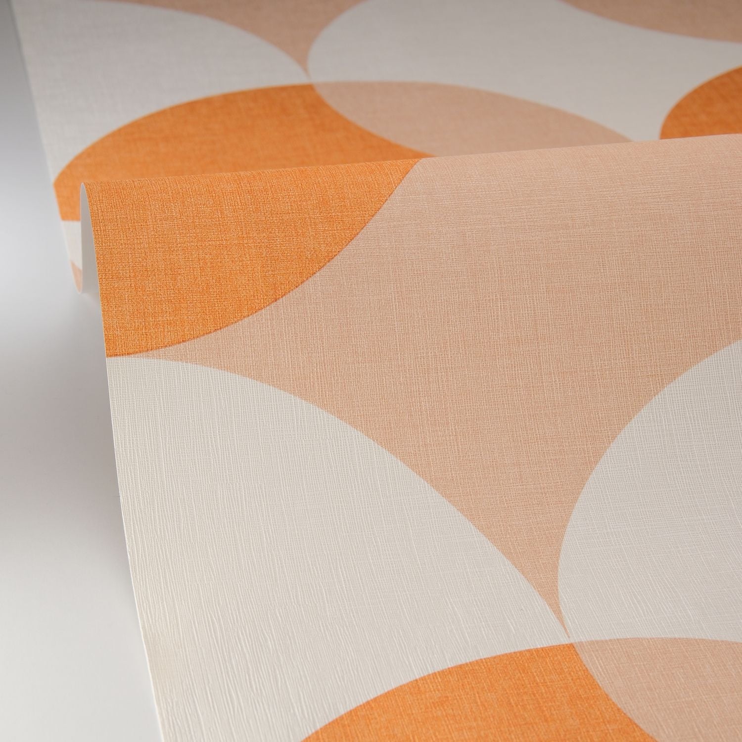 Charly Wallpaper - Orange Rose - Caselio - 106443040 - Premier Wallcovering