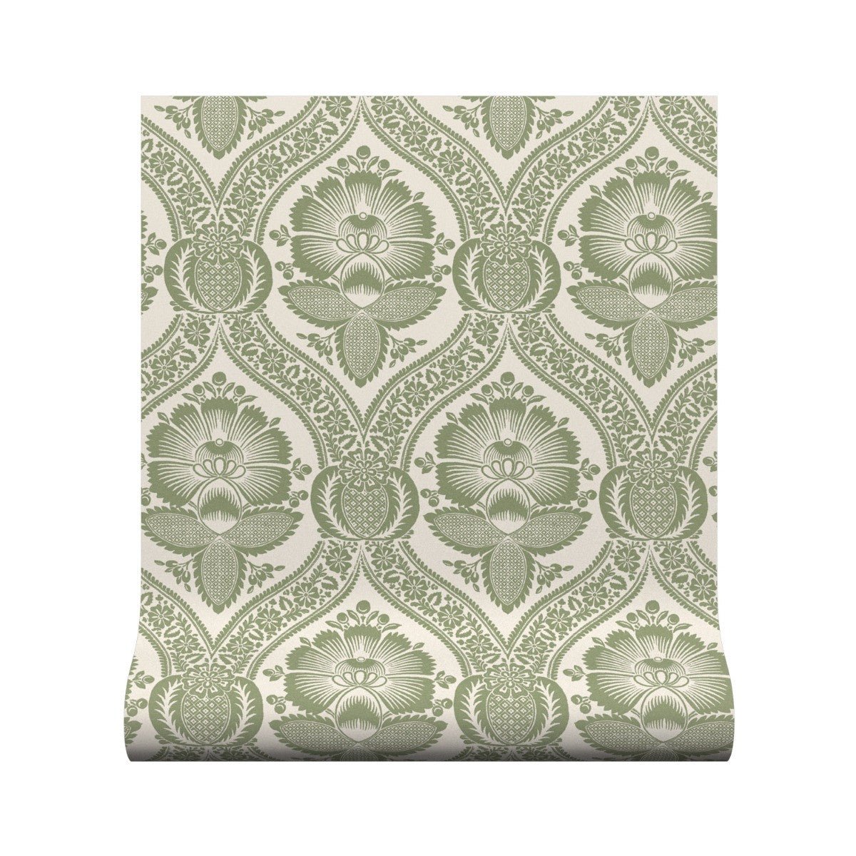 Chartwell Wallpaper - Olive - Warner House - Premier Wallcovering