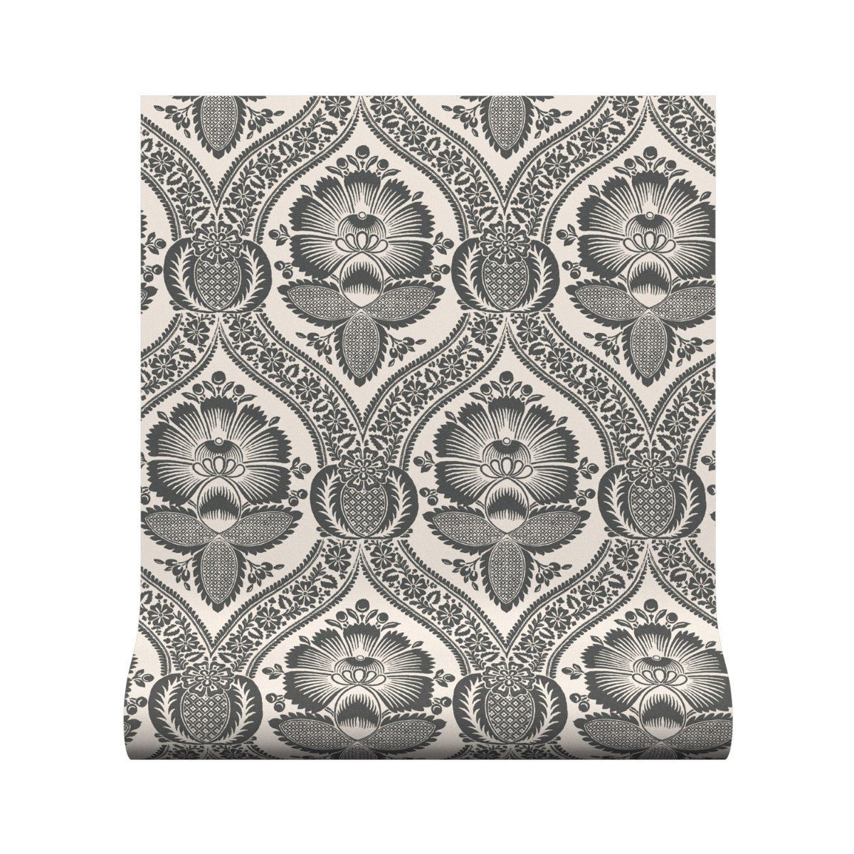 Chartwell Wallpaper - Charcoal - Warner House - Premier Wallcovering
