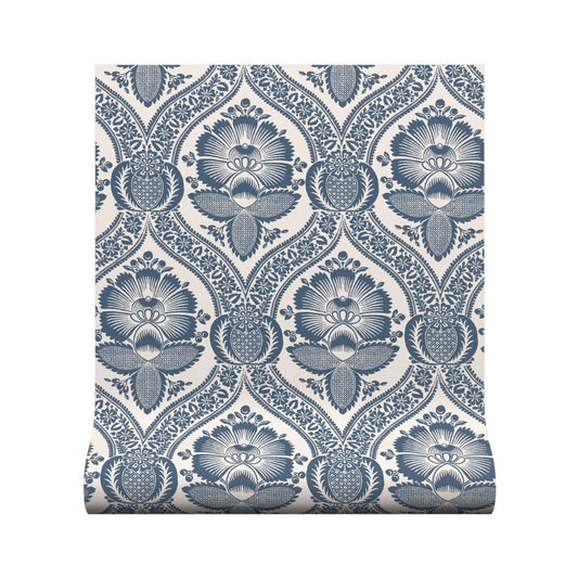 Chartwell Wallpaper - Blue - Warner House - Premier Wallcovering