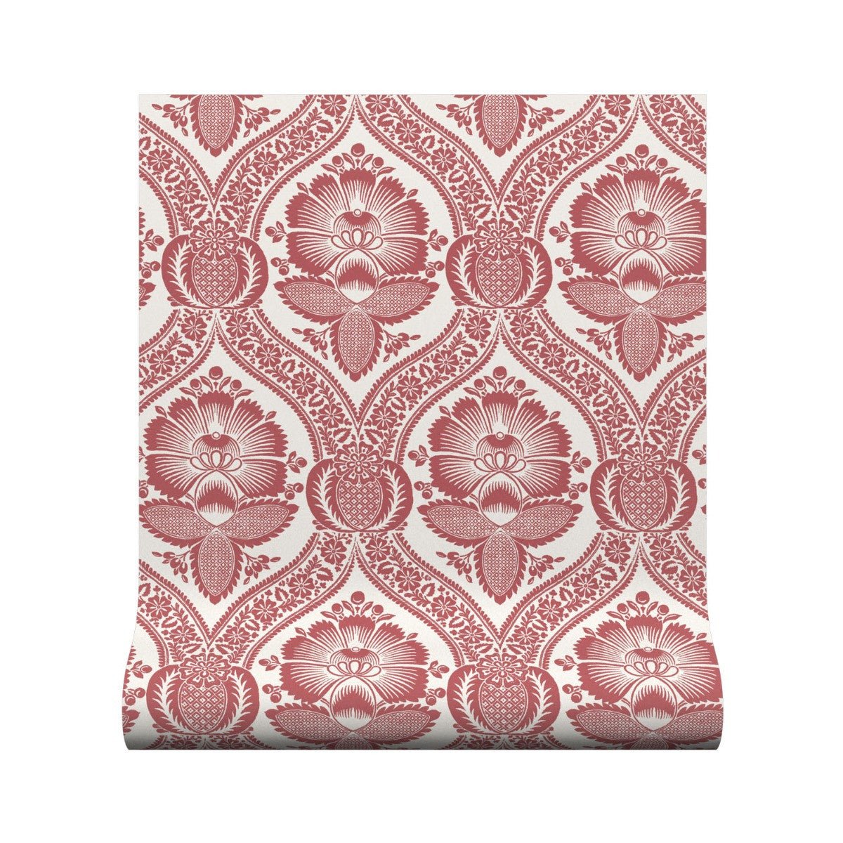 Chartwell Wallpaper - Red - Warner House - Premier Wallcovering