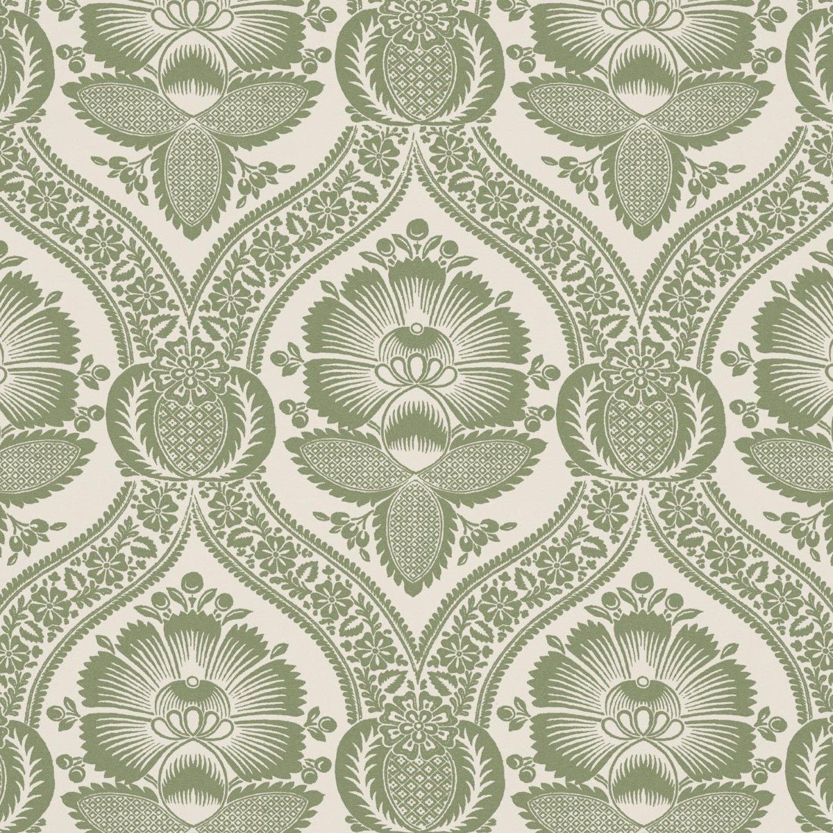 Chartwell Wallpaper - Olive - Warner House - Premier Wallcovering