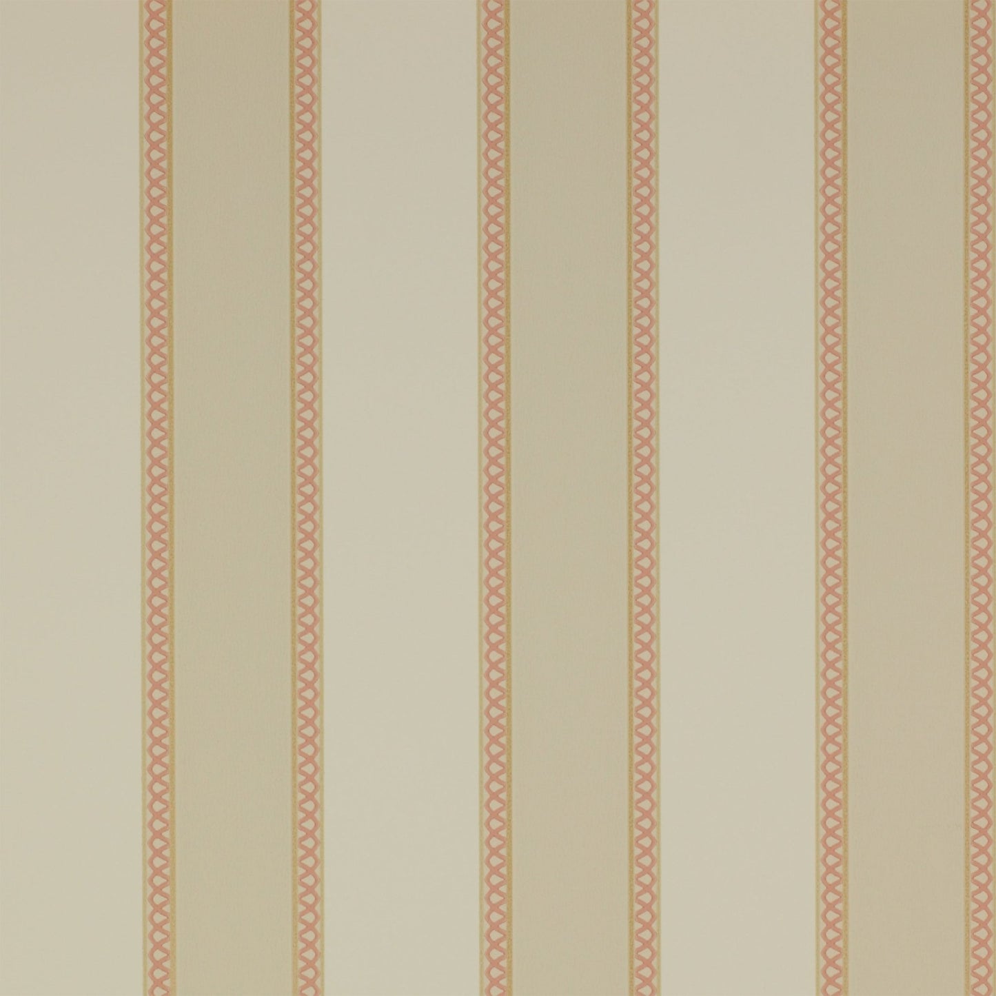 Chartworth Stripe Wallpaper - Red - Colefax & Fowler - 07139/03 - Premier Wallcovering