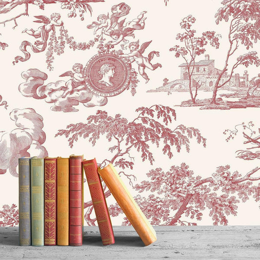 Chasse de Diane Wallpaper - Blue - Charles Burger - PP2427001 - Premier Wallcovering