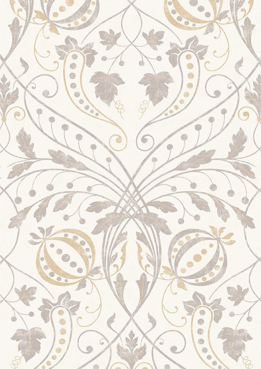 Chateau Wallpaper - Gesso - Lewis & Wood - Premier Wallcovering