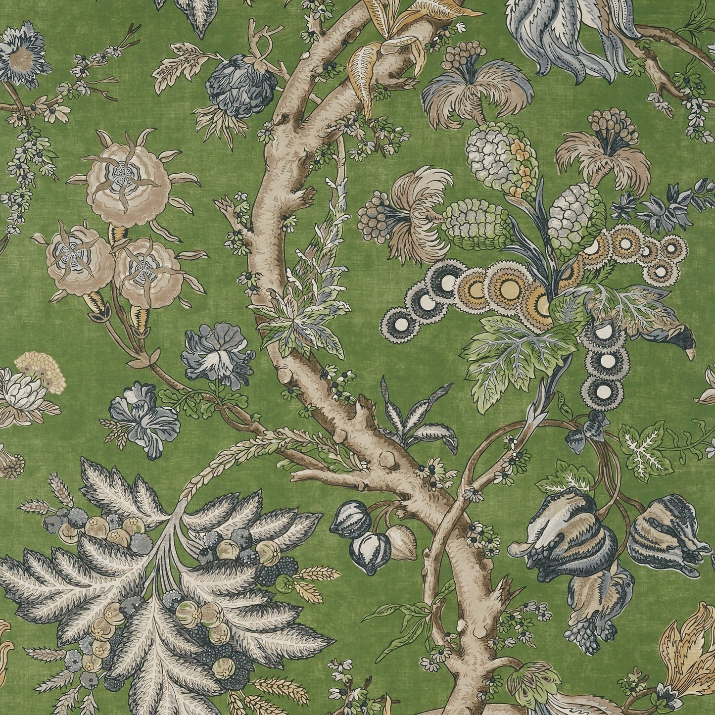 Chatelain Wallpaper - Green - Thibaut - T10844 - Premier Wallcovering