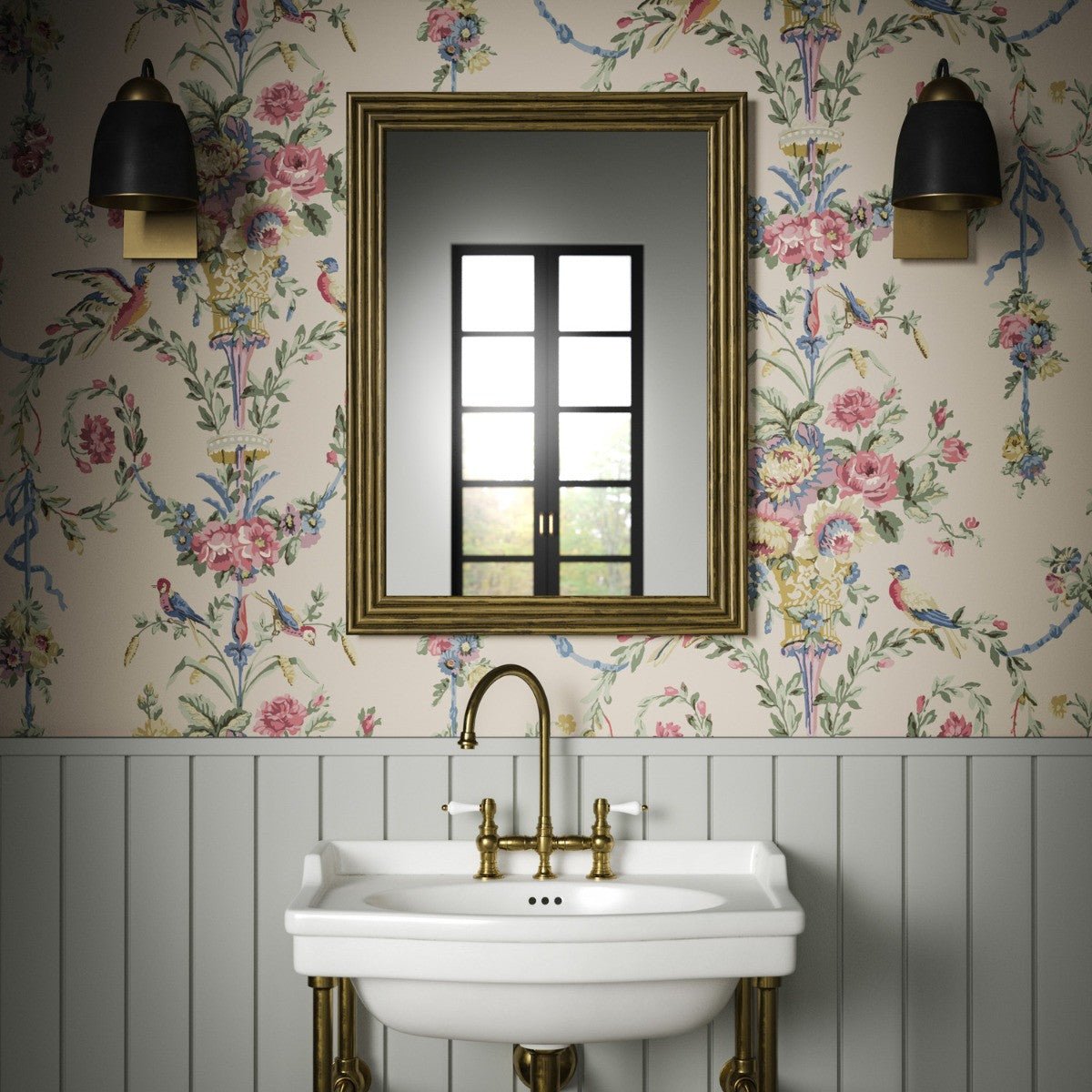 Chatsworth Wallpaper - Antique - Warner House - Premier Wallcovering