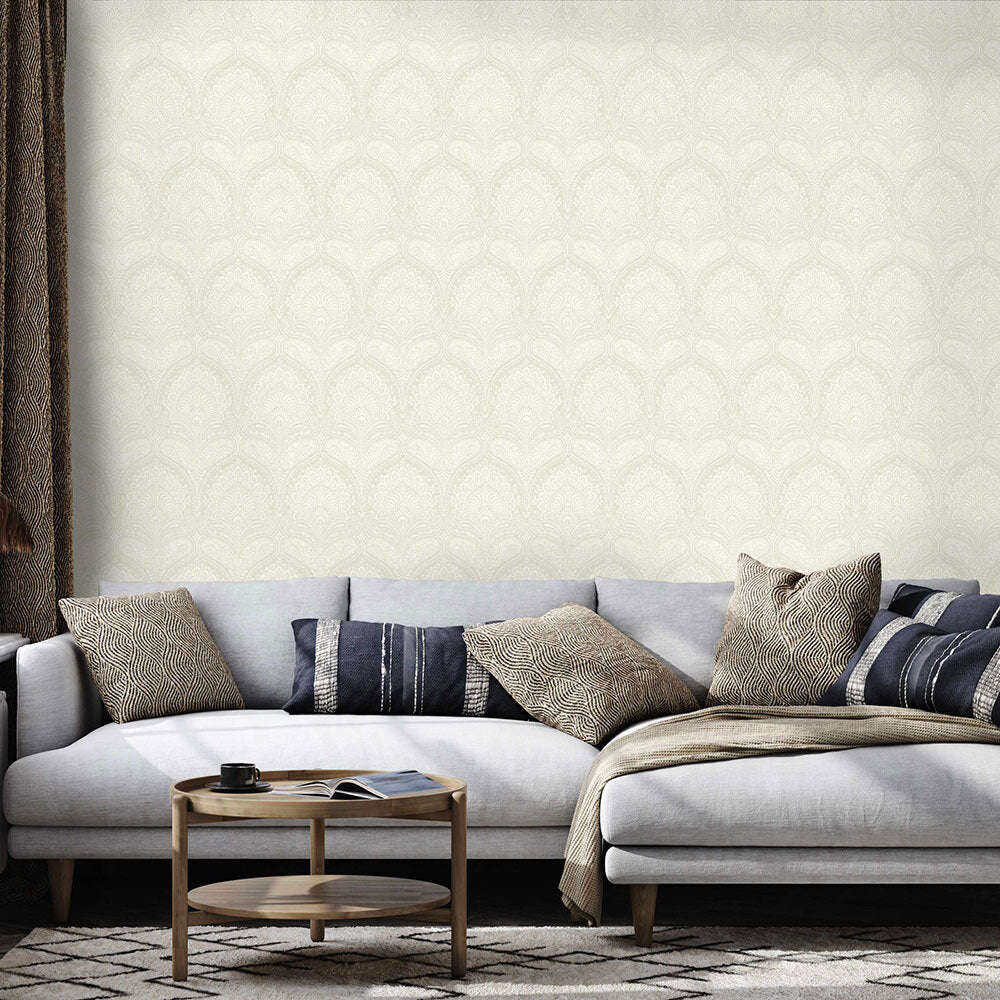 Chatterley Wallpaper - Ivory - Timothy Wilman - TW2405 - Premier Wallcovering