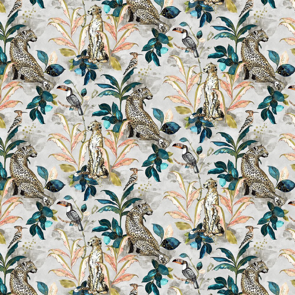 Cheetah Wallpaper - Taupe - The Graduate Collection - LH1CHEWALTAU - Premier Wallcovering