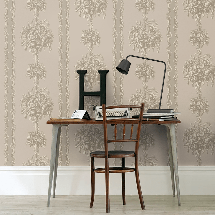 Chelsea Bridge Wallpaper - Medal - Little Greene - 0251CBMEDAL - Premier Wallcovering