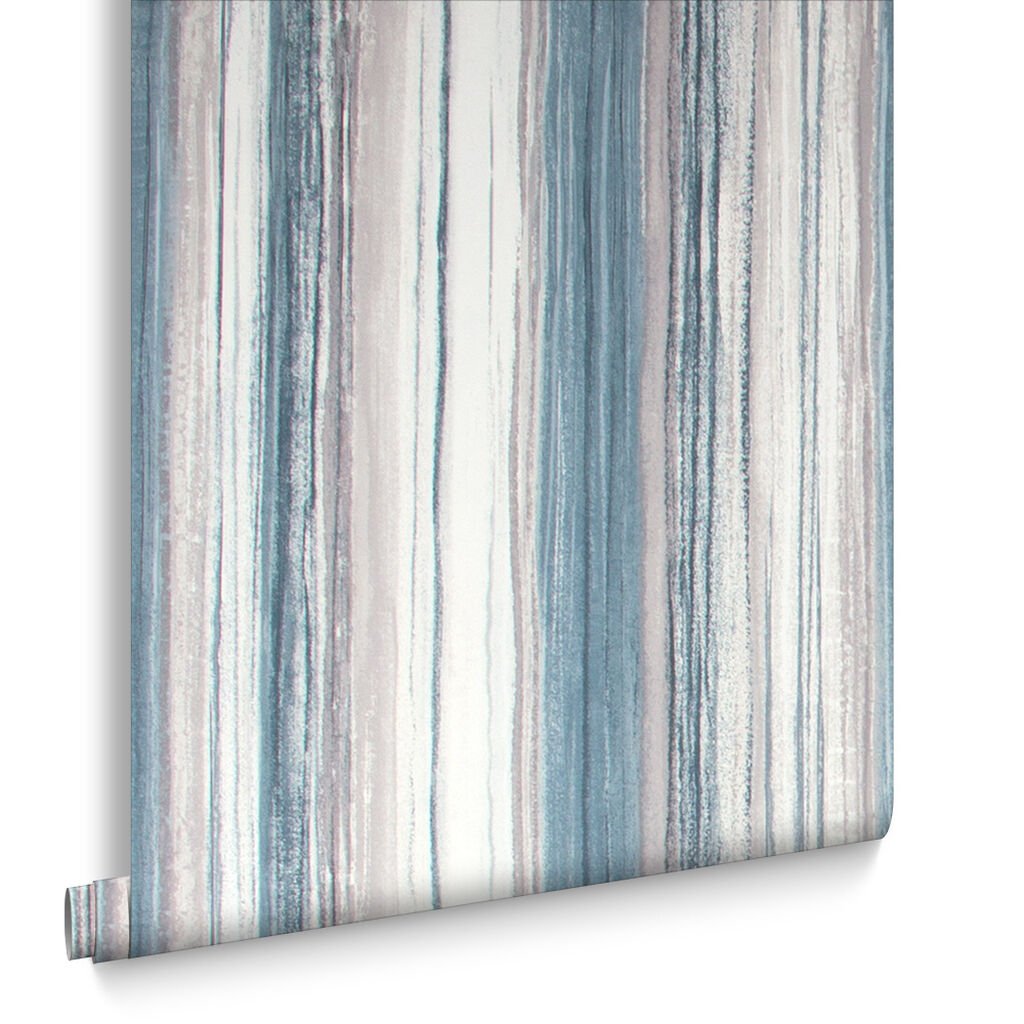 Chelsea Stripe Wallpaper - Night Sky - Graham & Brown - 103814 - Premier Wallcovering